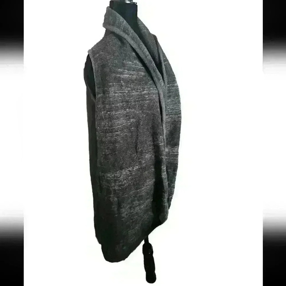 Lucky Brand Womens Gray Wool Blend Long Cozy & Stylish Layering Vest XS/S - Picture 3 of 15